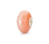 Trollbeads Cuenta de plata 925 para mujer, piedra lunar roja, TSTBE-20022