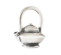 Trollbeads Cuenta de tetera plateada modelo TAGBE-10292 colgante