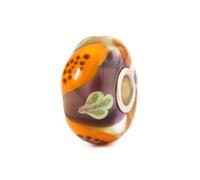 Trollbeads Cuentas de cristal de fruta de papaya