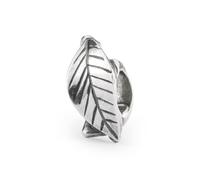 Trollbeads Fresh Beginnings TAGBE-00296 - Abalorio de plata con diseño de hoja para pulsera