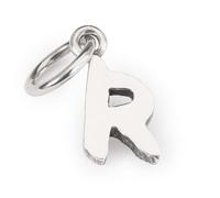 Trollbeads Letras colgantes para pulsera cadena llavero regalo plata esterlina TAGBE-20270 - TAGBE-20296, talla única, Plata esterlina, No es una piedra preciosa