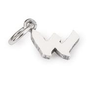 Trollbeads Letras colgantes para pulsera cadena llavero regalo plata esterlina TAGBE-20270 - TAGBE-20296, talla única, Plata esterlina, No es una piedra preciosa