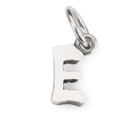 Trollbeads Letras colgantes para pulsera cadena llavero regalo plata esterlina TAGBE-20270 - TAGBE-20296, talla única, Plata esterlina, No es una piedra preciosa