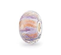 Trollbeads Melodía en cuentas de cristal púrpura TGLBE-30101, talla única, Vidrio, Cristal.