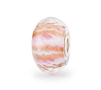 Trollbeads Melodía en Pink Glasbead TGLBE-30100, talla única, Vidrio, Cristal.