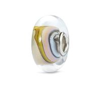 Trollbeads Mujer Plata de Ley 925 Plata Multicolor Perla