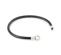 Trollbeads Pulsera de piel original sin cierre, 20 cm, Cuero, No es una piedra preciosa