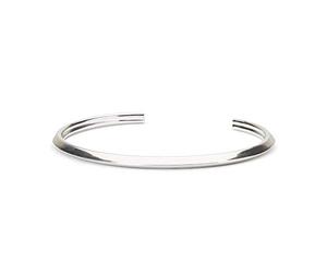 Trollbeads Pulsera de plata de ley 925 con corazón, plata de ley, Plata de ley