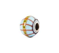 Trollbeads Time Echo - Abalorio de cristal hecho a mano para pulseras y collares