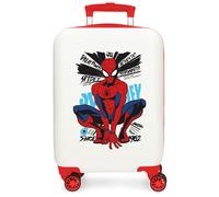 TROLLEY ABS 50CM.4R. SPIDERMAN AMAZING BLANCO-ROJO C.105