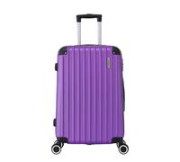 TROLLEY ADC Maleta de Cabina - 55x34x23 cm, 39 L Maleta de Viaje, ABS Ligero y Resistente, 4 Ruedas Dobles Silenciosas 360, Candado de Combinación - Colección Corner - Morado