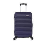 TROLLEY ADC Maleta Mediana - 65x41x26 cm, 65 L Maleta de Viaje, ABS Ligero y Resistente, 4 Ruedas Dobles Silenciosas 360, Candado de Combinación - Colección Classiq - Azul Marino