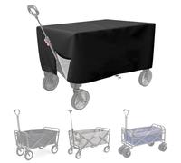 Trolley Cover - Festival Trolley Rain Cover | Outdoor Handcart Covers | Canopy Covers For Beach Waggon | Made Of Durable Oxford Fabric And Waterproof Silver Coating Inside | 2 Sizes