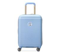 Delsey Paris Freestyle Maleta con 4 ruedas azul claro, policarbonato, 39 x 55 x 21cm