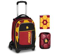 Trolley Jack-3WD Escuela Roma con mochila desmontable By Seven + Estuche Speed Pad 3D + Diario 2026/2027