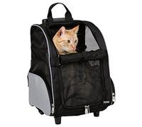 Trolley-Mochilla Perro, Nylon, 36×50×27cm, Ng/Gris