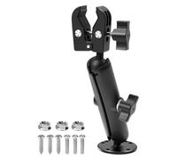 Trolley Motor Stabilizer Mounting Bracket - Marine Motor Shaft Shock Absorber | 360° Adjustable Clamp Fits 0.6-2 Inch Rods | Anti Vibration Shock Mount - For Outdoor Beach Lake River Freshwater Saltw