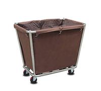 Trolley On Wheels Tool Detachable Car For Hotel/Lobby, Mobile Room Service Cart, Space Saving Brown Utility Cart with Universal Wheel