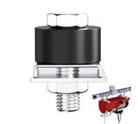 Trolley Roller Wheels Limit - Heavy Duty Anti-Skid Hardware | Trolley Roller Strut Channel Stopper For Industrial Factory Garage Workshop Tool Cabinet Conveyor Truck, Track End Cap Block