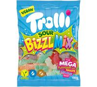 Trolli Bizzl Mix Sour 3 x 150 g de mezcla de gominolas azucaradas extraácidas (3 unidades)