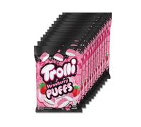 Trolli Strawberry Puffs Candy, 4.25 Ounce Bag, Pack of 12