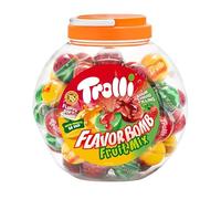 Trolli Tarro 60 Uds - Gominolas Rellenas con Centro Líquido - Flavor Fruit Mix, Kiss Strawberry, Flavor Bomb Glumies y Pop Eye - Chuches Sabor Frutas Variadas (BOMB FRUIT MIX)
