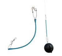 Trolling Snubber, Freshwater Trolling Shock Absorber, Downrigger Snubber with Swivel for Fishing Kayaking Boat Marine Diving Motorboat Surf