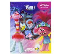 Trolls 2. Historias animadas: Incluye un libro y figuritas con ventosa