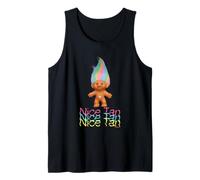 Trolls Bonito Tan Vibrante Cabello Divertido Look Camiseta sin Mangas
