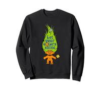 Trolls Deja Que Tus Colores Brillen Arte Divertido Sudadera