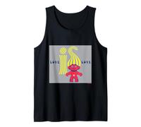 Trolls El Amor es Amor Expresión Vibrante Camiseta sin Mangas