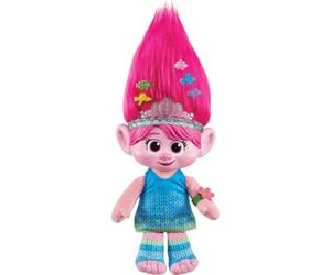 TROLLS - Feature Plush, Peluche Trolls 3 Band Together Hair Pops Showtime Sorpresa Queen Poppy