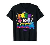 Trolls Free to Love Rainbow Camiseta