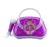 Trolls Sing Along Boombox con micrófono de Trabajo Real Integrado en música y se Puede conectar al Reproductor de MP3