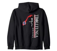 Trolltunga Noruega - Aventura de Senderismo - Naturaleza escandinava Sudadera con Capucha