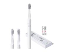 Tromatz Simple Pro (gris). Cepillo de dientes eléctrico con pilas. Experimente los resultados de una limpieza dental profesional después de cada cepillo. Sin vibración. Sin sonido. Sin sonido. Sin presión.