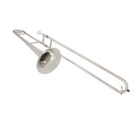 Trombón Alto Bb Tone, Trombón De Cuerpo De Latón, Instrumentos Profesionales De Latón Con Bolsa De Almacenamiento Trombón Para Principiantes (Color : Silver)