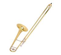 Trombón Alto En Si Bemol Trombón Alto De Tono Variable Para Amantes De La Música Chapado En Oro(Type 306)