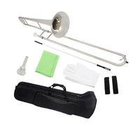 Trombón Alto En Si Bemol Trombón Alto En Sib Instrumento De Viento Metal Profesional Plateado En Si Bemol Con Accesorios
