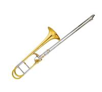 Trombón Alto En Si Bemol Trombón BB F Material De Latón Lacado En Oro Adecuado Para Principiantes Adultos Para Practicar Y Tocar