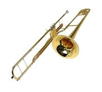 Trombón Alto En Si Bemol Trombón De Pistón En Sib Alto Profesional Instrumento Musical Cuerpo De Latón Amarillo Acabado Lacado Con Estuche