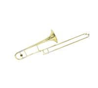 Trombón Alto En Si Bemol Trombón Profesional Tenor Tono Bb Pintura Dorada