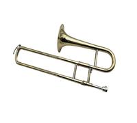 Trombón BB F De Calidad, Instrumento Profesional De Latón Lacado En Oro, Trompeta Pequeña, Instrumento De Latón De Jazz Con Estuche