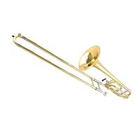 Trombón De Cambio De Tono Si Bemol/fa Tenor Trombón De Corredera De Latón Lacado En Oro Con Estuche Y Accesorios Trombón Para Principiantes