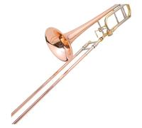 Trombón De Latón Lacado En Si Bemol A Fa Con Estuche De Transporte Y Accesorios Trombón Para Principiantes