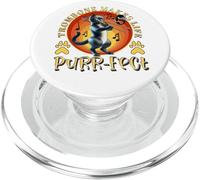 Trombón hace la vida ronroneando divertido trombón gato trombón PopSockets PopGrip para MagSafe