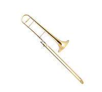 Trombón Plano Alto B Trombón Dorado Lacado Instrumento Musical Trombón Alto Boca De Campana Pulida A Mano