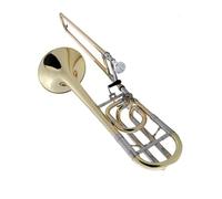 Trombón Principiante Trombón Tenor En Tonalidad De Si Bemol A Fa Bemol. Adecuado Para Principiantes Y Profesionales.