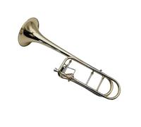 Trombón Profesional Bb-F, Trompeta Chapada En Latón Dorado Afinado, Instrumento De Calidad, Bocina De Rendimiento Con Funda