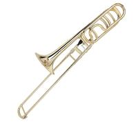 Trombón Profesional Instrumentos De Metal Si Bemol Mayor Trombón ABS Principiante Rendimiento En Exámenes De Grado(Gold-plated)